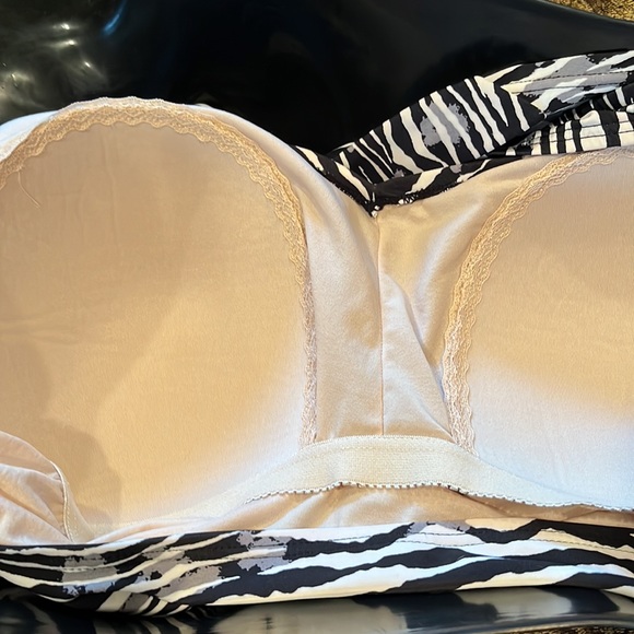 Zebra Print Halter Tankini Top - Picture 6 of 8